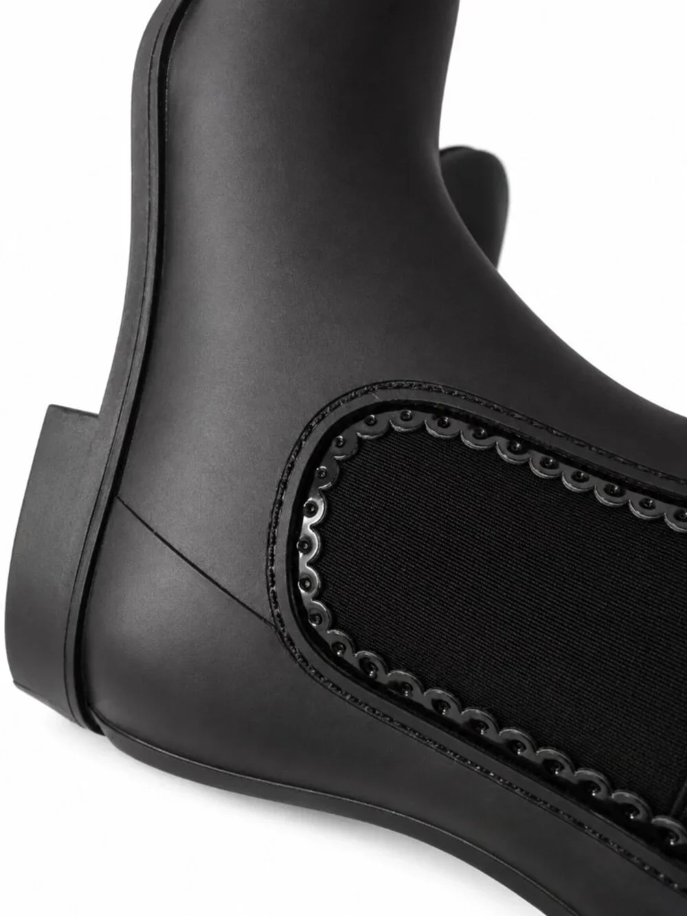 Jack Rogers Sallie Black Chelsea Rain Boots Waterproof Ankle Boots Size 8